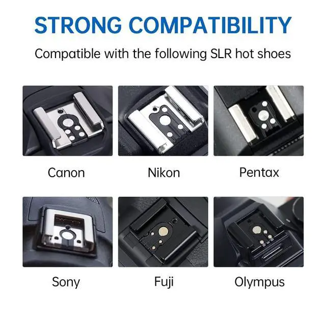 Alt view image 6 of 7 - CT-16 Wireless Radio Flash Trigger Receiver Kit,Fit Compatible for Canon Nikon Pentax DSLR Camera Studio 3 in 1 Flash Transmitter and Receiver