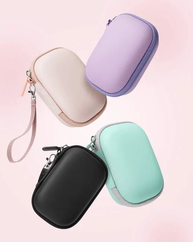 Alt view image 7 of 7 - Camera Case for Digital Camera CAMKORY DC403 FHD 1080P/ KODAK PIXPRO FZ55/ FZ45/ STUOGYUM DC402-AF, SD Card Storage Travel Carry Cute Case Bag Small (Pink)