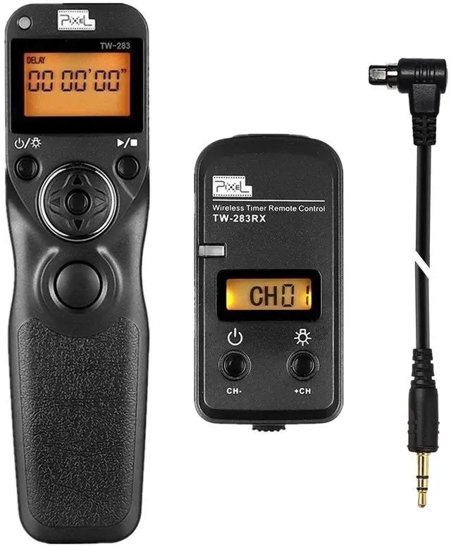 Main image of Timer Shutter Release TW283-N3 Wireless Remote Control Compatible with Canon 5D Mark-III/Mark-IV 5D R5 R5C 10D 1DX 1DC 1DS 1D 5DS 5DSR 20D 6D 7D Mark-II 7D 50D 40D 30D D60 D30 D2000