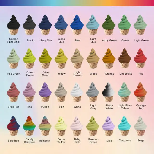 Alt view image 7 of 7 - Matte PLA 3D Printer Filament 1.75mm, Matt Surface & Low Warping Filament 1kg Spool (2.2 lbs), Accuracy +/- 0.02 mm, Fit Most FDM Printers (Matte Light Brown)