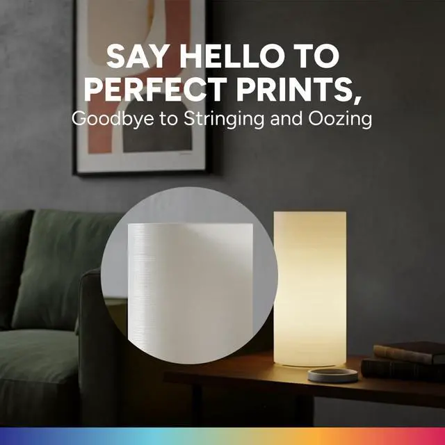 Alt view image 3 of 7 - PETG 3D Printer Filament 1.75mm, Neatly Wound Durable PETG 1kg Spool (2.2lbs), Strong Toughness Filament, Dimensional Accuracy +/- 0.02mm, Fit Most FDM Printers (Black (1-Pack))