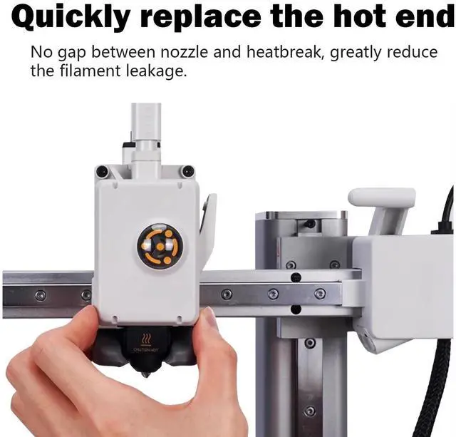 Alt view image 6 of 7 - 2 Pack A1 Mini/A1 Hotend Print Head Hot End Kit Extruder Upgrade High-Temperature 0.4MM Hardened Steel Nozzle Replacement with 4PCS Silicone Cover Sock for Bambu Lab 3D Printer Accessories