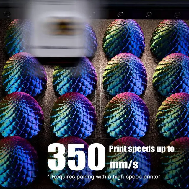 Alt view image 3 of 7 - OVV3D 3D Printer Filament, PLA Filament 1.75mm, Tri-Colors Rainbow Silk PLA Filament, Rainbow PLA Filament with Silk PLA Red-Yellow-Blue, 3D Printing Filament PLA Filament 1.75mm +/-0.02mm, 1kg