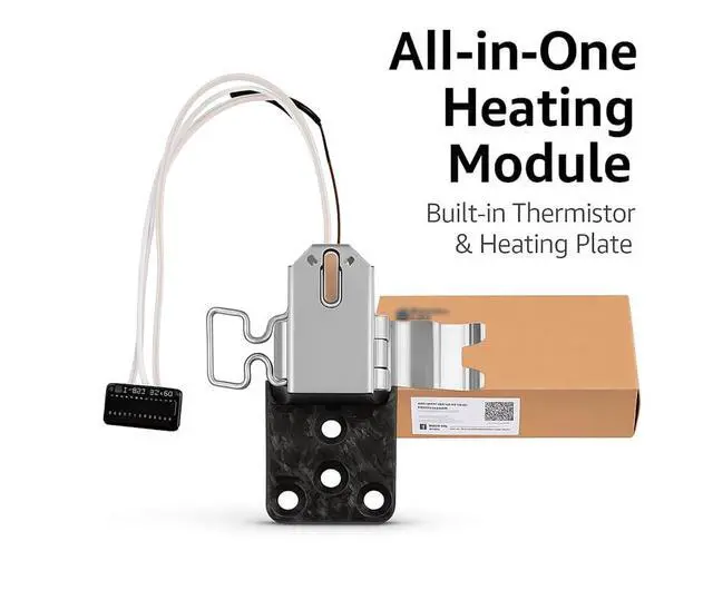 Alt view image 2 of 6 - Bamboo lab Upgraded Hotend Heating Assembly for Bambu Lab A1 & A1 Mini, Replacement Hot End Kit with Heating Block for 3D Printer