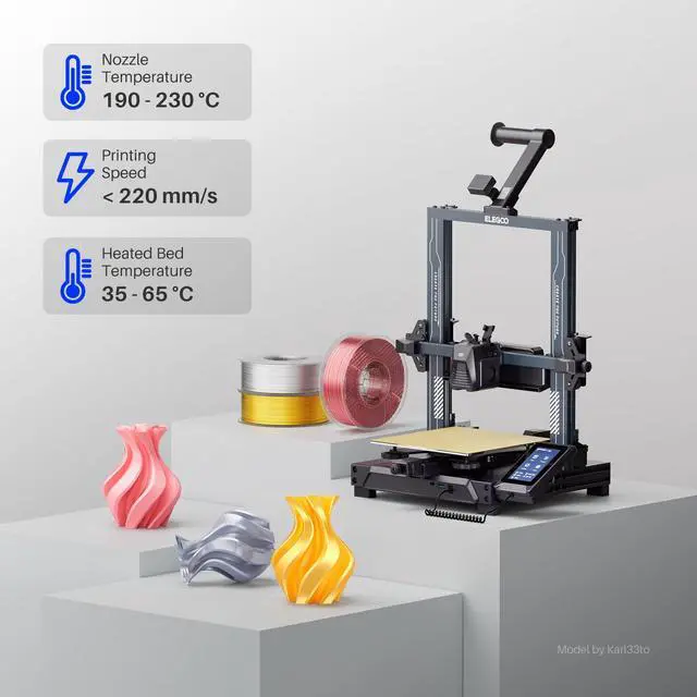 Alt view image 5 of 7 - Silk PLA Filament 1.75mm Copper 1KG, 3D Printer Filament Dimensional Accuracy +/- 0.02mm, 1kg Spool(2.2lbs) Fits for Most FDM 3D Printers