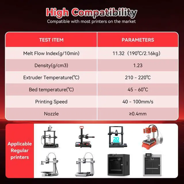 Alt view image 6 of 6 - Silk PLA Filament 1.75mm Black Red Dual Color PLA 3D Printer Filament 2 in 1 Coextrusion 1KG Spool(2.2lbs) 3D Printing Filament Dimensional Accuracy +/- 0.03mm