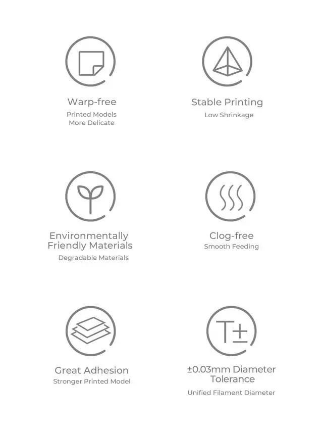 Alt view image 7 of 7 - Wood Filament PLA, 3D Printer Filament 1.75 mm, Smooth Silk Texture, Toughness, 1kg(2.2lbs)/Spool Printing Filament, for All Printers (Wood)