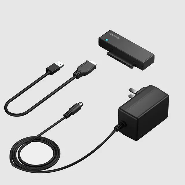 Alt view image 7 of 7 - USB 3.0 to SATA III Hard Drive Adapter External Kit Cable for 2.5 3.5 Inch HDD/SSD Hard Drive Disk, Optical Drive, with 12V/2A Power Adapter, Support UASP