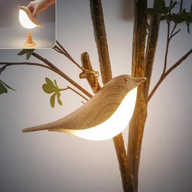 Main image of Bedside Lamps Bird Lamp Bird Decorations for The Home Small Lamps for Small Spaces Night Light for Kids ABS Plastic Cute Lamp for Bedroom, Living Room, Kitchen, Outdoor, Office Decor