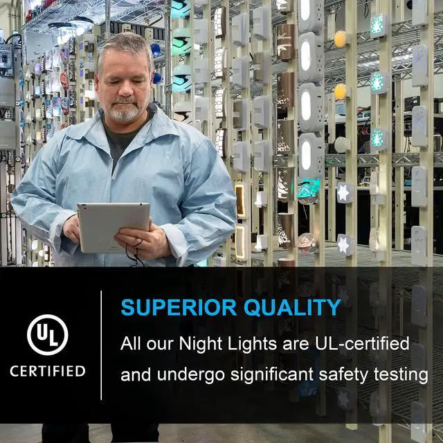 Alt view image 7 of 7 - Ultrabrite Dimmable Sconce LED Night Light GEPlug-In, Energy Efficient, Dusk-to-Dawn Sensor, Adjustable Brightness, Ideal for Bedroom, Bathroom, Hallway, Nursery, White, 45123, 1 Pack,