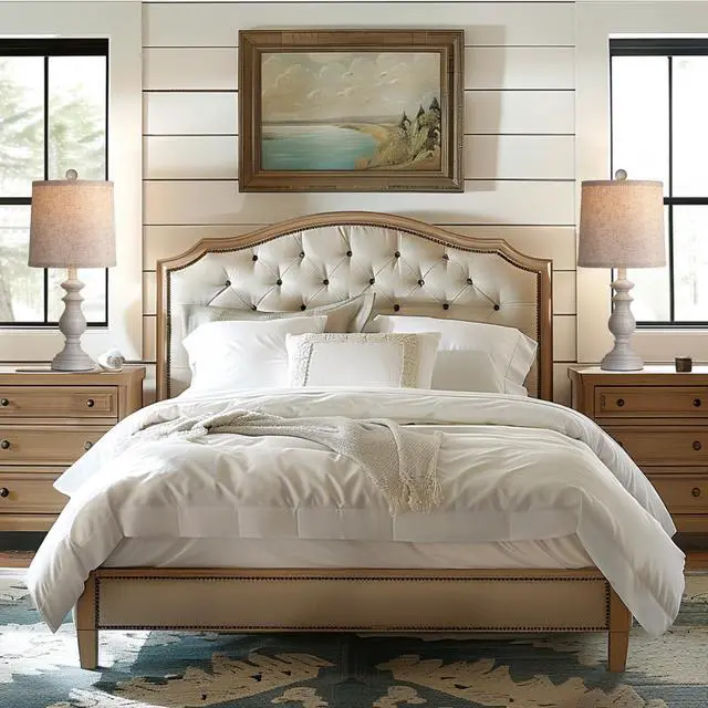 Alt view image 7 of 7 - Traditional Table Lamp Set of 2, Rustic Farmhouse Table Lamps for Living Room Bedroom, 22" Bedside Desk Lamps Vintage Nightstand Lamps with Linen Shades, Antique Grey