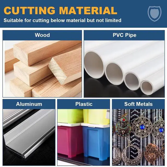 Alt view image 5 of 6 - Drill Saw Blades for Dremel Rotary Tool 6Pcs HSS Saw Disc Wheel Cutting Blades with 2Pcs 1/8" Round Shank,1Pcs 1/4" Round Shank for Wood Plastic Aluminum Cutting(One Screwdriver)