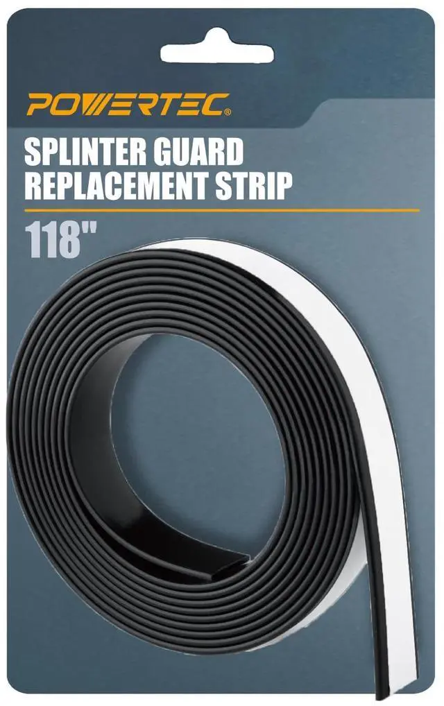 Main image of 71656 Splinter Guard Replacement Strip for POWERTEC Track Saw Guide Rail, 118 Makita 194419-4 & Festool Track Saw Guide Rails