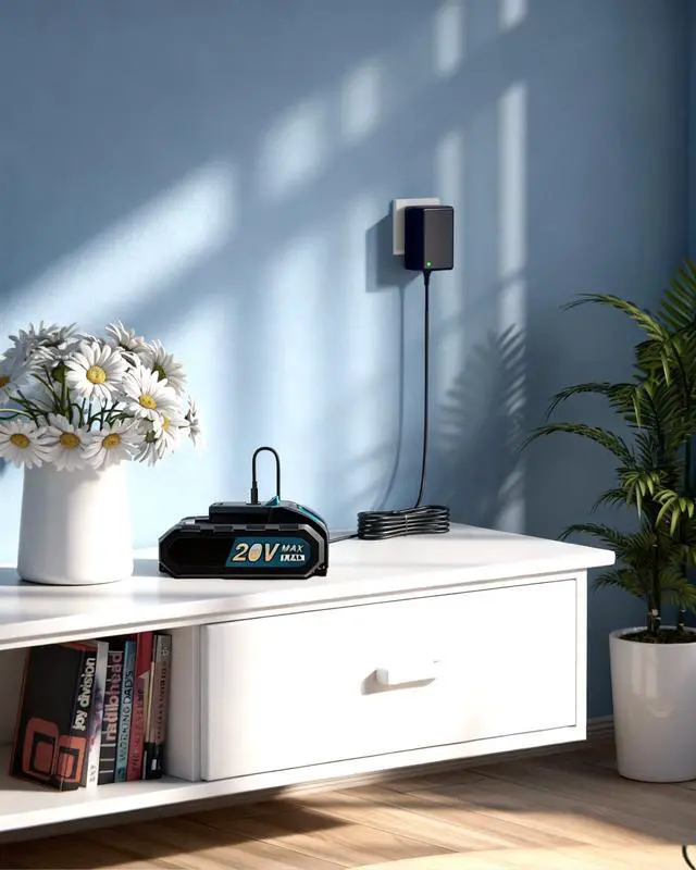 Alt view image 2 of 7 - Charger for Saker Mini Chainsaw Compatible with Saker Portable Electric Chainsaw Cordless Compatible with Saker Small Handheld Chain Saw Pruning Shears Chainsaw Adapter Power Supply Cord 6.5Ft