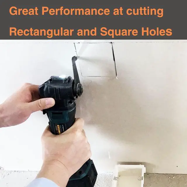 Alt view image 4 of 6 - Drywall Blade for Oscillating Tool 4 Pack, Oscillating Saw Blades Fit Dremel, Dewalt, Fein Multimaster, Bosch, Makita, Milwaukee, Rockwell, Ryobi,Craftsman, Ridgid Multitool