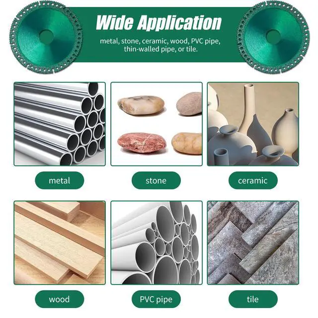 Alt view image 4 of 6 - Indestructible Disc 2.0 -Cut Everything in Seconds, New Upgraded Indestructible Disc for Angle Grinder 7/8 inch, 4 inch Circular Saw Blades for Ceramic Tile Glass Metal Wood Cutting (3 Pack)