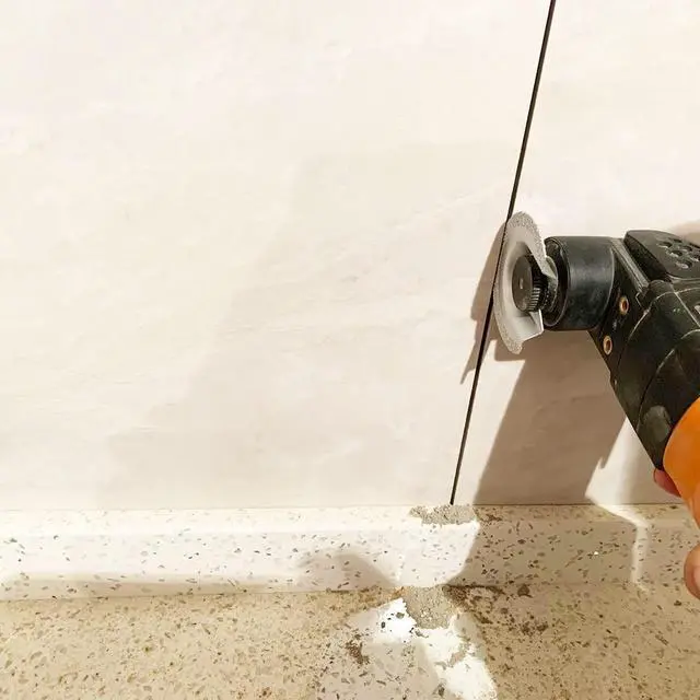 Alt view image 5 of 6 - 6Pcs Diamond Oscillating Tool Blades, Multi Tool Mortar Cutting Saw Blades Precise for Grout Removal and Soft Tile Cut