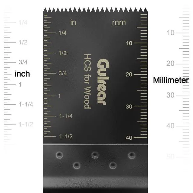 Alt view image 4 of 6 - 100Pcs Universal Oscillating Tool Oscillating Saw Blades,Oscillating Multitool Blades,Multi Tool Blades Kit for Dewalt Ryobi Milwaukee Tools for Cut Wood,Plastic&Metalm Ideal Wood Working Accessories
