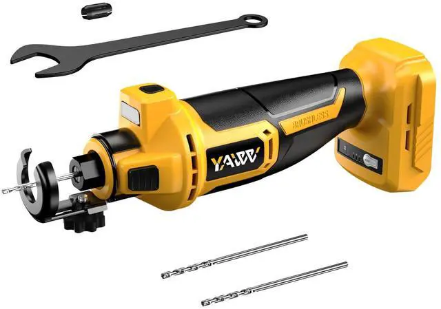 Main image of Cordless Drywall Cut-Out Tool for Dewalt 20V Battery, 3 Speed Adjustable Brushless Rotary Saw with Up to 30000 RPM, Compact Spiral Saw Kit for Cutting Wood Drywall,Sheetrock,Wood, (Bare Tool Only)