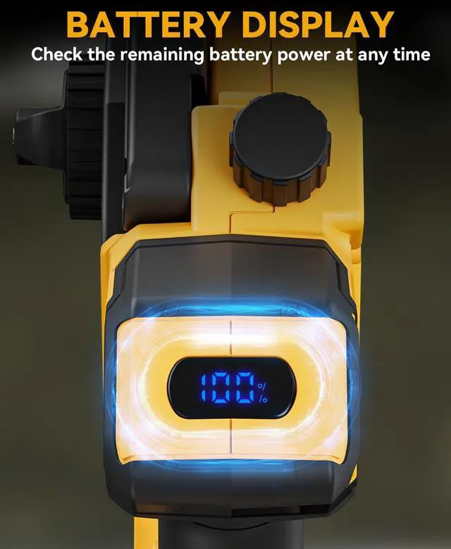 Alt view image 7 of 7 - Mini Chainsaw Cordless for Dewalt Battery 20V MAX, 8-Inch and 6-Inch 2-IN-1 Chainsaw with Brushless Motor and Auto-Oiler, 1200W, for Tree Pruning Wood Cutting (Tool Only)