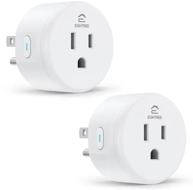 Main image of Smart Plug, Smart Home WiFi Outlet Compatible with Alexa & Google Home, Smart Socket with Remote Control & Timer Function, 2.4GHz WiFi Only