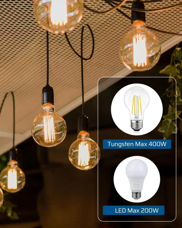 Alt view image 6 of 7 - Outdoor Dimmer for String Lights, Smart Dimmer Plug with Remote, Compatible with Alexa & Google Home, Waterproof, 100FT Range, Remote Dimming for Dimmable LED/Tungsten Bulbs