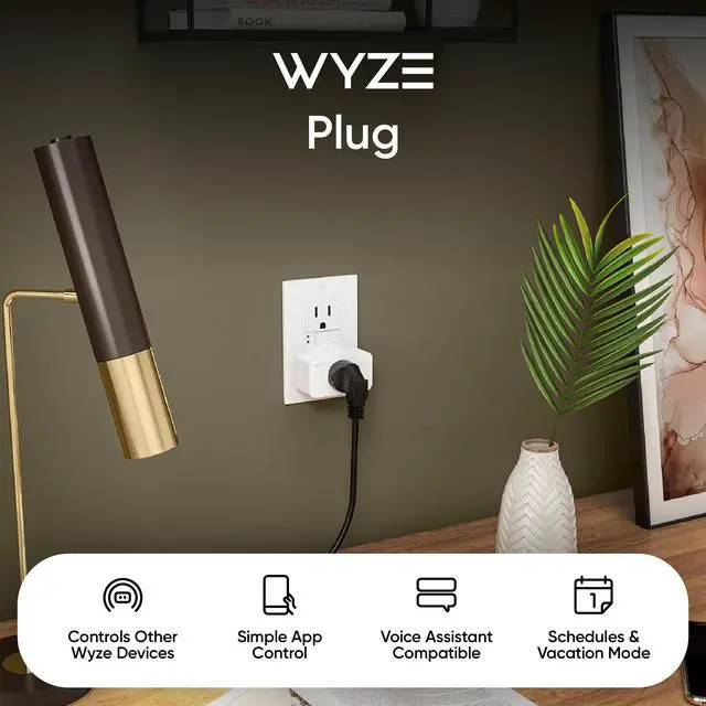 Alt view image 2 of 6 - Plug, 2.4GHz WiFi Smart Plug, Works with Alexa, Google Assistant, IFTTT, No Hub Required, Two-Pack, White
