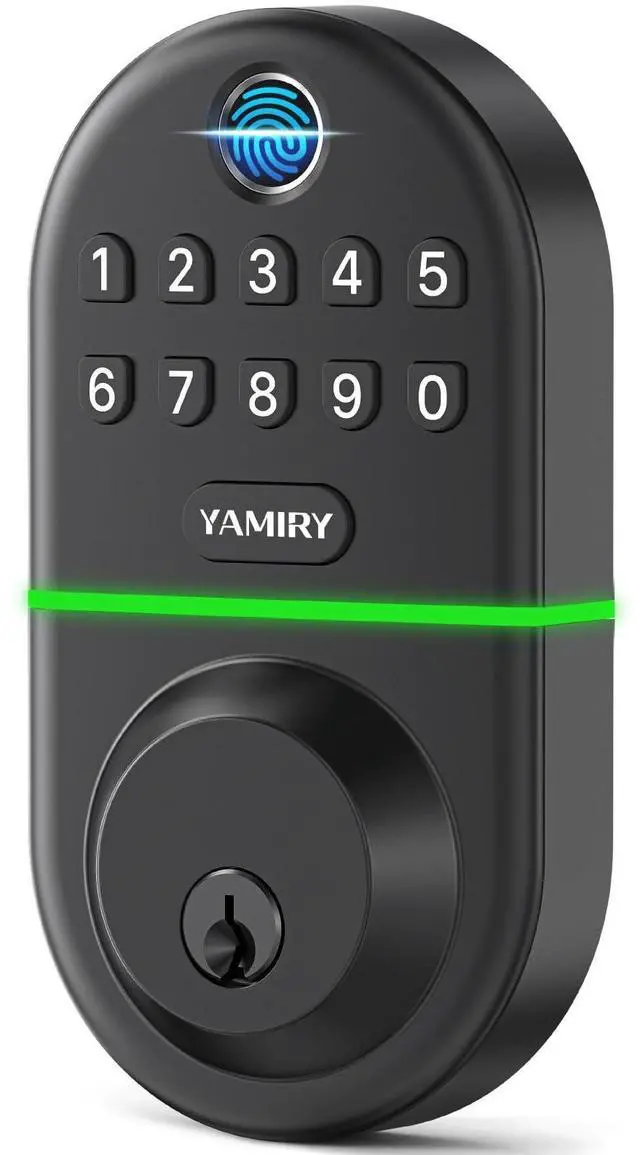 Main image of Electronic Keypad Deadbolt, Fingerprint Door Lock,Keyless Entry Digital Lock for Front Door, Smart Deadbolt,Easy Installation