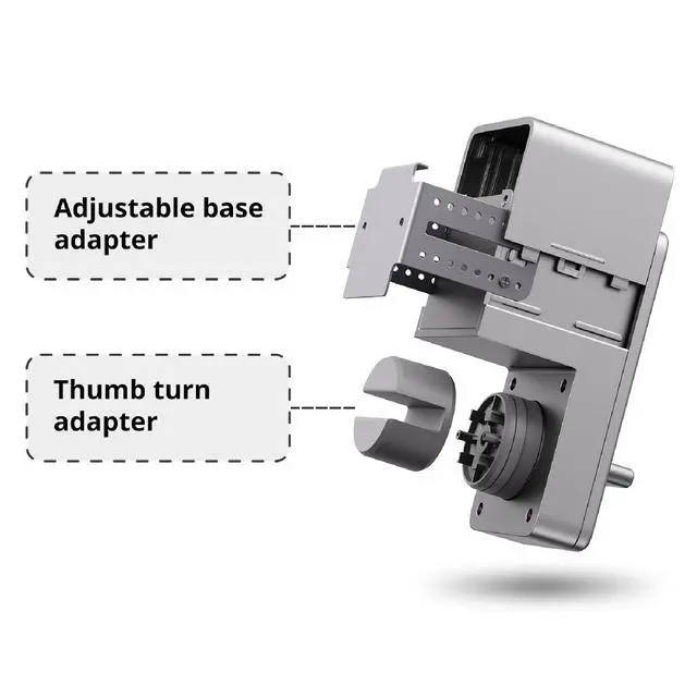 Alt view image 3 of 7 - Smart Lock, Bluetooth Electronic Deadbolt, Keyless Entry Door Lock for Front Door, Compatible with WiFi Bridge (Sold Separately), Fits Your Existing Deadbolt,for Airbnbs Vacation Rentals