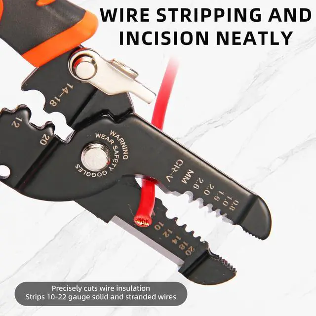 Alt view image 4 of 7 - Wire Stripper, 3-rd Generation Wire Strippers or Crimping Tool, 5-IN-1 Wire Crimper or Cutter, 10-20 AWG Electric Wire, Multi-Function Hand Tools