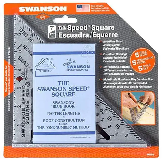 Alt view image 4 of 7 - S0101 7 Inch Speed Square, Blue