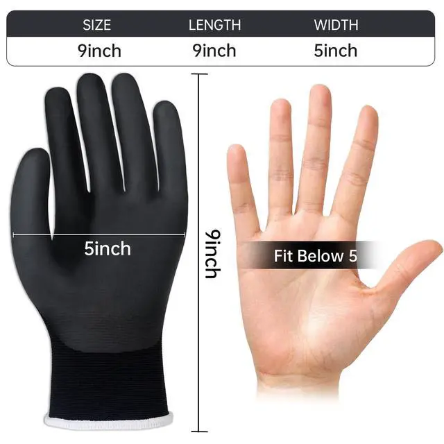 Alt view image 6 of 7 - Insulated Electrician Gloves 500V Touch-Screen Voltage/Flame Retardant Work Gloves, Electrical Rubber Non-slip Texture Design for Electricians Prevent Shock (Large)