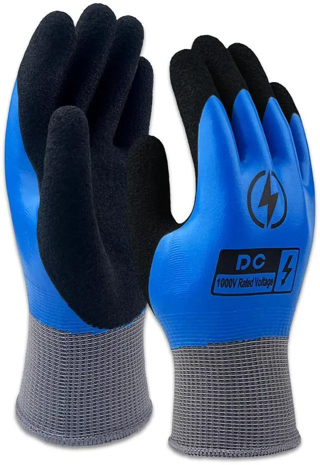 Main image of Insulated Electrician Gloves 1000V,ASTM D120 Certified High Voltage Resistant Flame Retardant Work Gloves, Electrical Rubber Non-slip Prevent Shock,Large