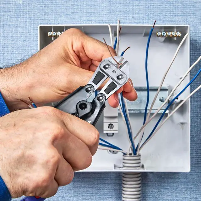 Alt view image 7 of 7 - Mini Bolt Cutter 8-inch, Spring Loaded Small Heavy Duty Wire Cable Cutter, Snips Clippers with Soft Anti-Slip Handle