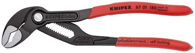 Alt view image 3 of 7 - Tools Cobra Water Pump Pliers, 7 1/4 inch, red