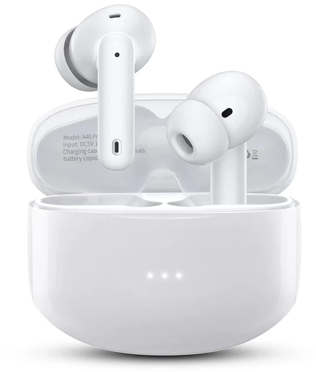 Main image of XIAOWTEK A40 Pro Wireless Earbuds, 50Hrs Playtime Bluetooth Earbuds Built in Noise Cancellation Mic with Charging Case, Bluetooth Headphones with Stereo Sound, IPX7 Waterproof Ear Buds for Phone