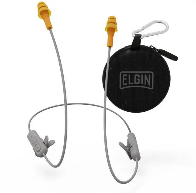 Main image of Ruckus Wireless Bluetooth Earplug Headphones, 25 dB NRR, Noise Canceling Mic, 12-Hour Battery, IP65 Sweatproof, Compliant with OSHA Hearing Safety Standards