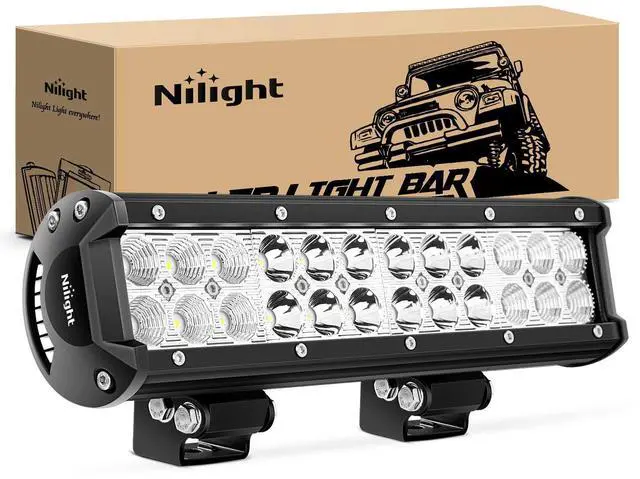 Main image of LED Light Bar 12 Inch 72W 5040LM Spot Flood Combo Off Road Driving/Fog Boat Work Lamp for Truck Pickup Golf Cart SUV ATV UTV 4x4 Van Camper