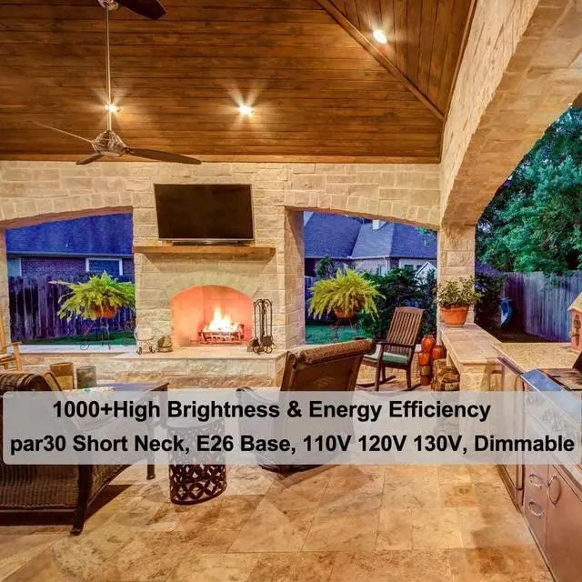 Alt view image 2 of 7 - Par30 Short Neck, 6pcs PAR30 75W 120V Light Bulbs, Dimmable. Premium Quality for Long Lasting Life, E26 Base, 3000K Warm White, par30 Flood Light Great for Accent Lighting, Tracking Lighting