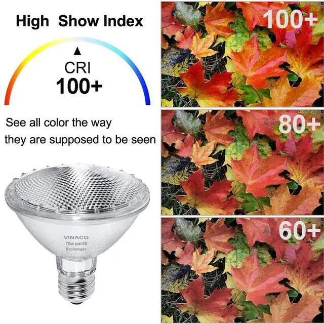 Alt view image 6 of 7 - Par30 Short Neck, 6pcs PAR30 75W 120V Light Bulbs, Dimmable. Premium Quality for Long Lasting Life, E26 Base, 3000K Warm White, par30 Flood Light Great for Accent Lighting, Tracking Lighting