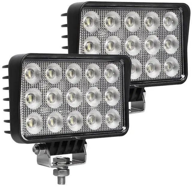 Main image of 120W 6 Inch Trator Work Light, 10400Lms Excavator Flood Light Offroad Lighting fits Farm Tractor Engineer Truck, 12/24V