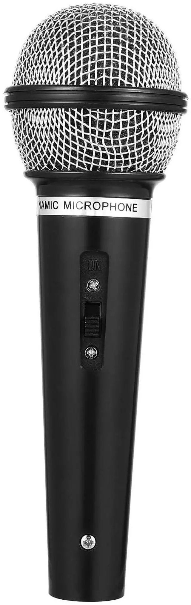 Main image of Kids Pretend Microphone Toy - Plastic Fake Microphone Prop for Birthday Party Favors or Costume Play