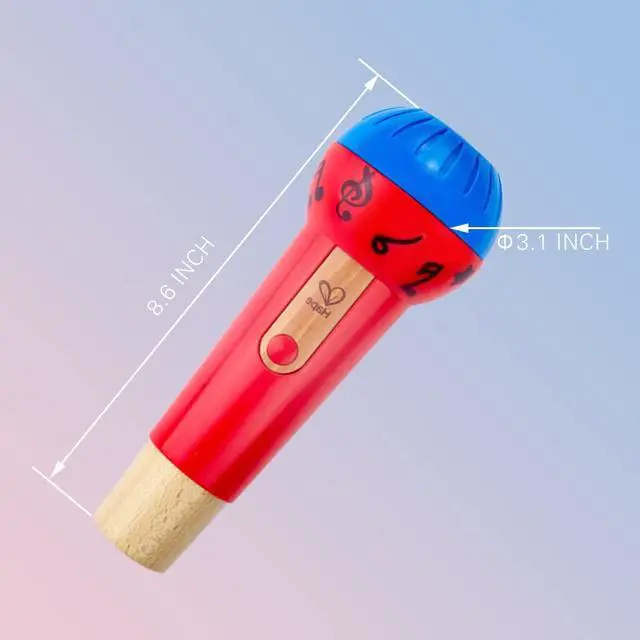 Alt view image 5 of 7 - Mighty Echo Microphone | Battery-Free Voice Amplifying Microphone Toy for Kids 1 Year & Up, Red, Model Number: E0337