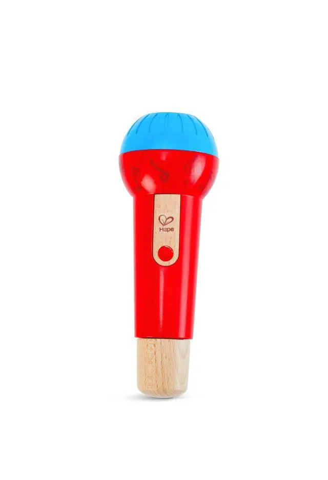Alt view image 4 of 7 - Mighty Echo Microphone | Battery-Free Voice Amplifying Microphone Toy for Kids 1 Year & Up, Red, Model Number: E0337