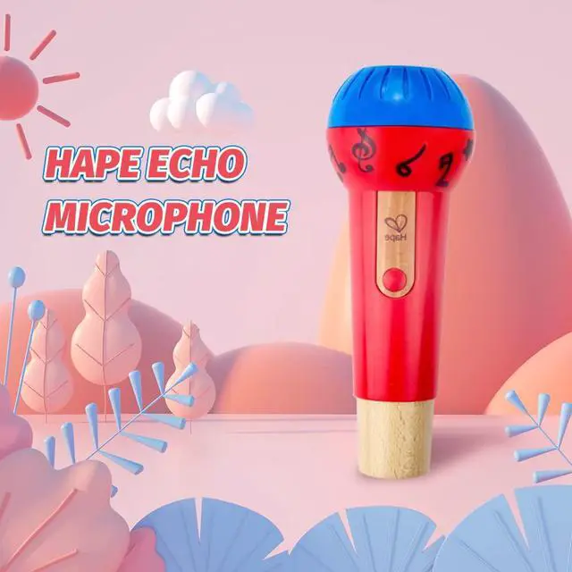 Alt view image 6 of 7 - Mighty Echo Microphone | Battery-Free Voice Amplifying Microphone Toy for Kids 1 Year & Up, Red, Model Number: E0337