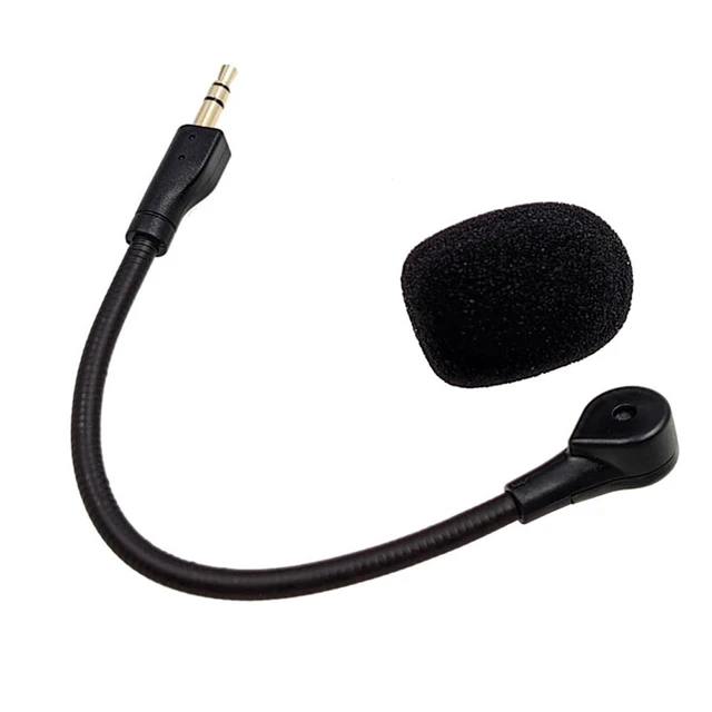 Alt view image 5 of 6 - Replacement Game Mic Compatible with Logitech G PRO X2, G PRO X Wireless and G Pro Wired Gaming Headsets, Detachable Noise Cancelling Crystal-Clear Game Microphone with 2Pcs Foam Cover