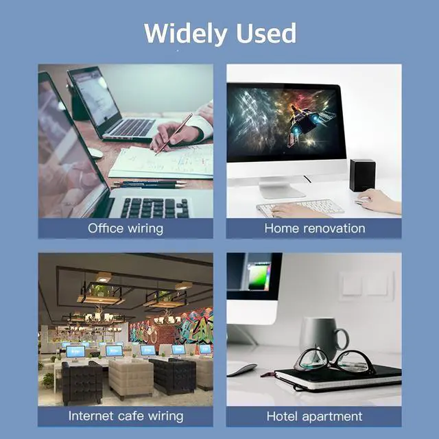 Alt view image 6 of 7 - Ethernet Cable Cat7 Ethernet Extension Cable,10Gbps High Speed Network LAN RJ45 Shielded Extension Cord, Ethernet Patch Cord Male to Female Connector Support Cat6A /Cat6 /Cat5E /Cat5 (26 FT)