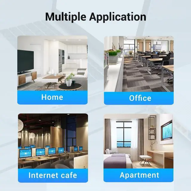 Alt view image 6 of 7 - Cat 8 Ethernet Extension Cable 6.6FT 40Gbps LAN Cable Extender Cat8 FTP Ethernet Patch Internet Cable Shielded RJ45 Male to Female Connector for Computer PC Laptop Smart TV
