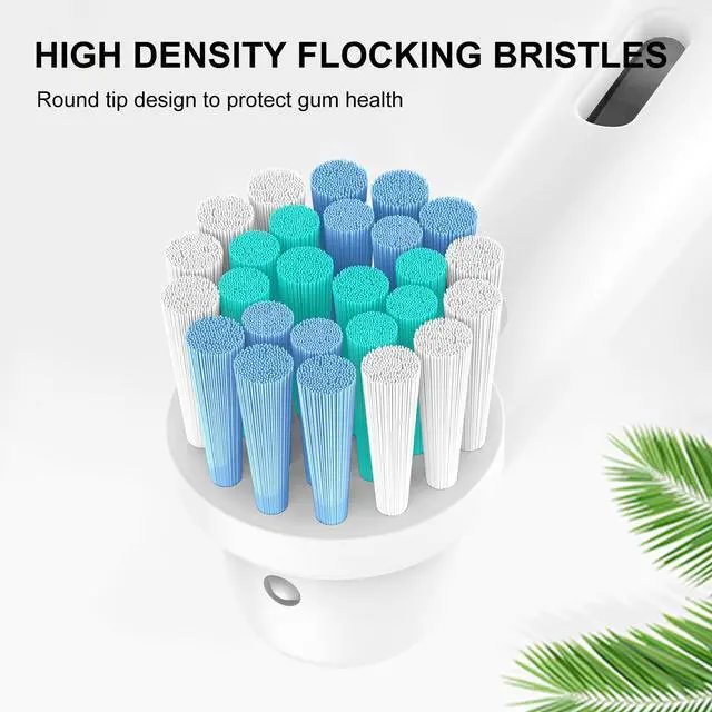 Alt view image 3 of 7 - Toothbrush Heads for Oral B, 20 Pack Professional Electric Toothbrush Replacement Heads Medium Soft Dupont Bristles Replacement Toothbrush Heads Precision Clean Brush Heads Refills