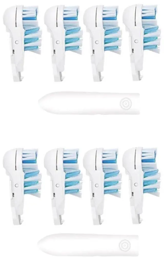 Main image of 4/8/16 Pcs Electric Toothbrush Ora B Replacement Heads Sensitive Dual Clean Rotating Sets Fit for Braun Oral B Cross Action Power 4732 3733 4734 (8)